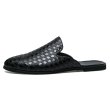 画像1: Baotou mesh style half sandals slippers　メンズメッシュスタイルレザーハーフスリッパサンダル (1)