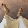 画像6: flat-bottomed clip-toe sandals slippers　フラットベルトバックルクリップトゥサンダルスリッパ    (6)