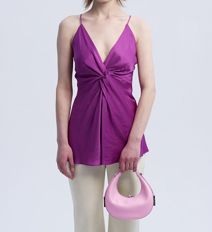画像8: one shoulder underarm crescent underarm shoulder tote bag トニミニ三日月型アンダーアームショルダートートバッグ (8)
