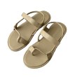 画像2: flat-bottomed clip-toe sandals slippers　フラットベルトバックルクリップトゥサンダルスリッパ    (2)