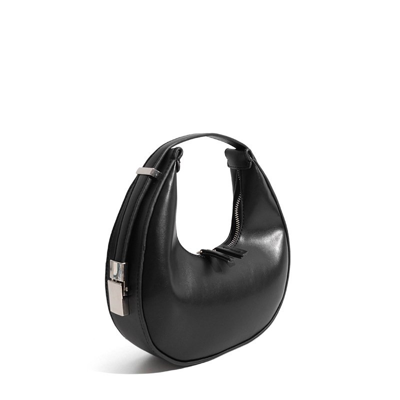 画像9: one shoulder underarm crescent underarm shoulder tote bag トニミニ三日月型アンダーアームショルダートートバッグ (9)