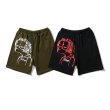 画像3: Simpson Trippie Redd Half Pants　ユニセックス男女兼用シンプソンペイント ハーフパンツ　ショートパンツ スウェットパンツ  (3)