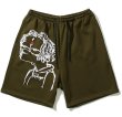 画像1: Simpson Trippie Redd Half Pants　ユニセックス男女兼用シンプソンペイント ハーフパンツ　ショートパンツ スウェットパンツ  (1)