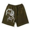 画像6: Simpson Trippie Redd Half Pants　ユニセックス男女兼用シンプソンペイント ハーフパンツ　ショートパンツ スウェットパンツ  (6)