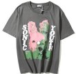 画像1: Rabbit Vintage FOG printing t-shirts  　ユニセックス 男女兼用ソニックユースラビットプリントTシャツ (1)