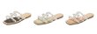 画像4: Nudie flat sandals with pearls　 パール付きフラットヌーディーサンダルスリッパ    (4)