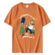 画像14: Dancing Simpson Family print t-shirts  　ユニセックス 男女兼用ダンシングシンプソンファミリープリントTシャツ (14)