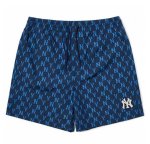 画像2:  MLB NY Monogram Short Pants  MLB NY 　男女兼用ユニセックスニューヨークヤンキースモノグラムショート パンツ (2)