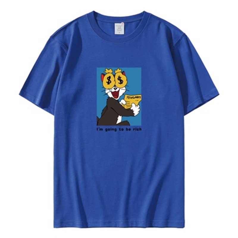 画像6: Rich Tom print t-shirts   ユニセックス 男女兼用トムとジェリー リッチなトムプリントTシャツ (6)