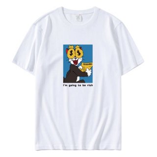 Fun doll lamb print t-shirts ユニセックス 男女兼用