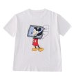 画像3: taking a picture Mickey Mouse print T-shirt　ミッキーマウス テイキングピクチャープリント半袖Tシャツ  (3)