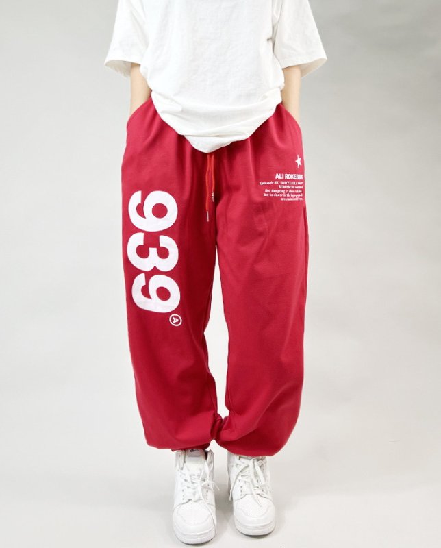 画像5: Unisex 939  logo sweatpants trousers 　男女兼用ユニセックス939ロゴスウェットパンツ (5)