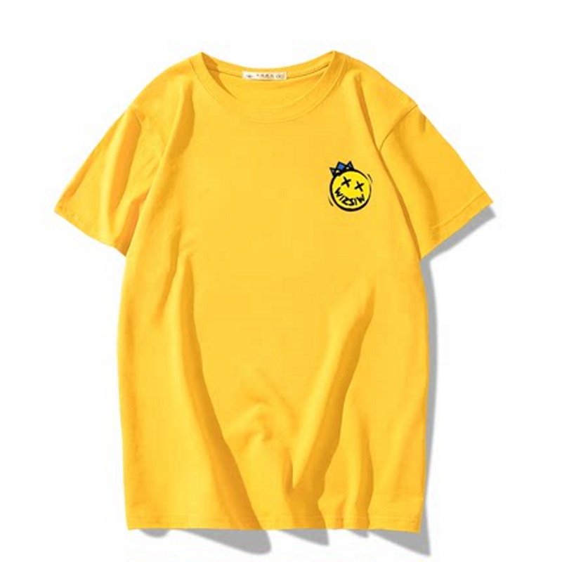 画像4: Cross eye smile print t-shirts   ユニセックス 男女兼用クロスアイスマイルプリントTシャツ (4)