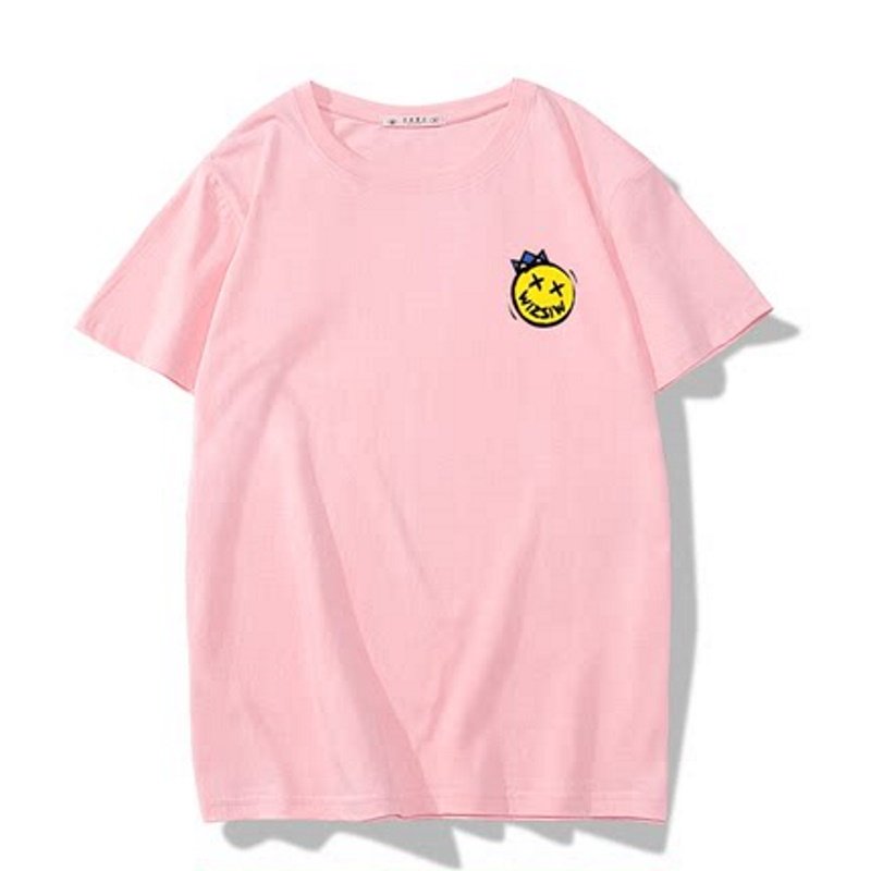 画像6: Cross eye smile print t-shirts   ユニセックス 男女兼用クロスアイスマイルプリントTシャツ (6)