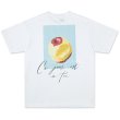 画像1: Apples & Grape Fruits printing t-shirts  　ユニセックス 男女兼用アップル＆グレーププリントTシャツ (1)