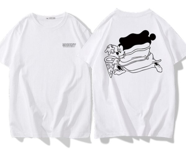 画像1: Magician mickey mouse print t-shirts  　ユニセックス 男女兼用マジシャンミッキーマウス ミッキープリントTシャツ (1)