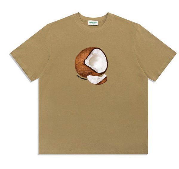 画像1: UNF coconut printing t-shirts  　ユニセックス 男女兼用ココナッツプリントTシャツ (1)