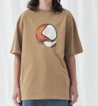 画像3: UNF coconut printing t-shirts  　ユニセックス 男女兼用ココナッツプリントTシャツ (3)