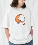 画像4: UNF coconut printing t-shirts  　ユニセックス 男女兼用ココナッツプリントTシャツ (4)