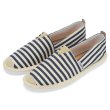 画像2: Men's Border espadrilles flat shoes loafers  メンズ ボーダー エスパドリーユフラットシューズローファー (2)