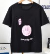 画像13: street shoot blogger Nordic style cartoon smiley print T-shirt　ストリートシュートスマイリープリント半袖Tシャツ  (13)