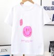 画像12: street shoot blogger Nordic style cartoon smiley print T-shirt　ストリートシュートスマイリープリント半袖Tシャツ  (12)