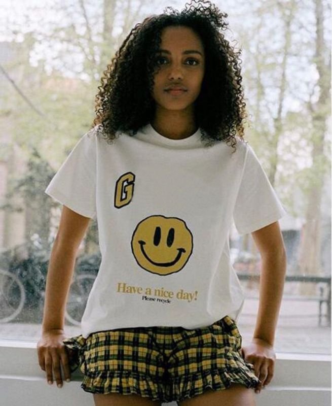 画像10: four-leaf clover cherry blossom smiley faceprint T-shirt　フォーリーブス＆チェリーブロッサム＆スマイリープリント半袖Tシャツ  (10)