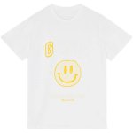 画像2: street shoot blogger Nordic style cartoon smiley print T-shirt　ストリートシュートスマイリープリント半袖Tシャツ  (2)