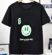 画像10: street shoot blogger Nordic style cartoon smiley print T-shirt　ストリートシュートスマイリープリント半袖Tシャツ  (10)