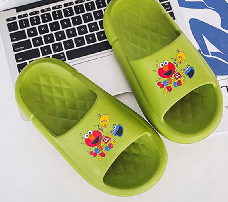 画像11: Sesame street flops soft bottom sandals slippers Beach sandals ユニセックス男女兼用セサミストリートフリップフロップ  シャワー ビーチ サンダル (11)