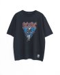 画像2: Unisex  washed rock guitar band ACDC loose short sleeve T-shirt　男女兼用 ユニセックス ウォッシュド ロックギターバンドペイントTシャツ (2)