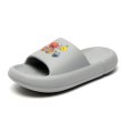 画像1: Sesame street flops soft bottom sandals slippers Beach sandals 　ユニセックス男女兼用セサミストリートフリップフロップ  シャワー ビーチ サンダル (1)