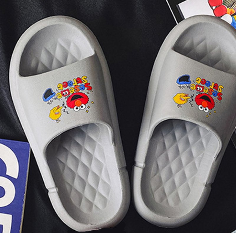 画像10: Sesame street flops soft bottom sandals slippers Beach sandals ユニセックス男女兼用セサミストリートフリップフロップ  シャワー ビーチ サンダル (10)