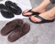 画像6: Leather simple tong sandal ssandals slippers     ユニセックス男女兼用レザーシンプルトングサンダルシャワーサンダル ビーチサンダル　 (6)