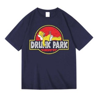 Patrick Simpson x Drunk Park printing t-shirts ユニセックス 男女