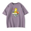 画像10: Study Bart Simpson T-shirt　ユニセックス 男女兼用スタディーバートシンプソンプリントTシャツ (10)