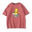 画像11: Study Bart Simpson T-shirt　ユニセックス 男女兼用スタディーバートシンプソンプリントTシャツ (11)