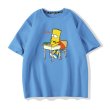 画像4: Study Bart Simpson T-shirt　ユニセックス 男女兼用スタディーバートシンプソンプリントTシャツ (4)