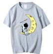 画像4: NASA Crescent Astronaut T-shirt　ユニセックス 男女兼用ナサ三日月＆宇宙飛行士プリントTシャツ (4)