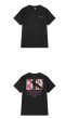 画像4: Flower motif T-shirt　ユニセックス 男女兼用フラワーモチーフプリントTシャツ (4)