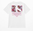 画像2: Flower motif T-shirt　ユニセックス 男女兼用フラワーモチーフプリントTシャツ (2)