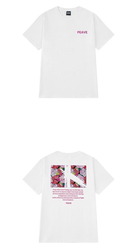 画像5: Flower motif T-shirt ユニセックス 男女兼用フラワーモチーフプリントTシャツ (5)