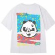 画像1: Angry pandaT-shirt　ユニセックス 男女兼用アングリーパンダヒップホップオーバーサイズTシャツ (1)