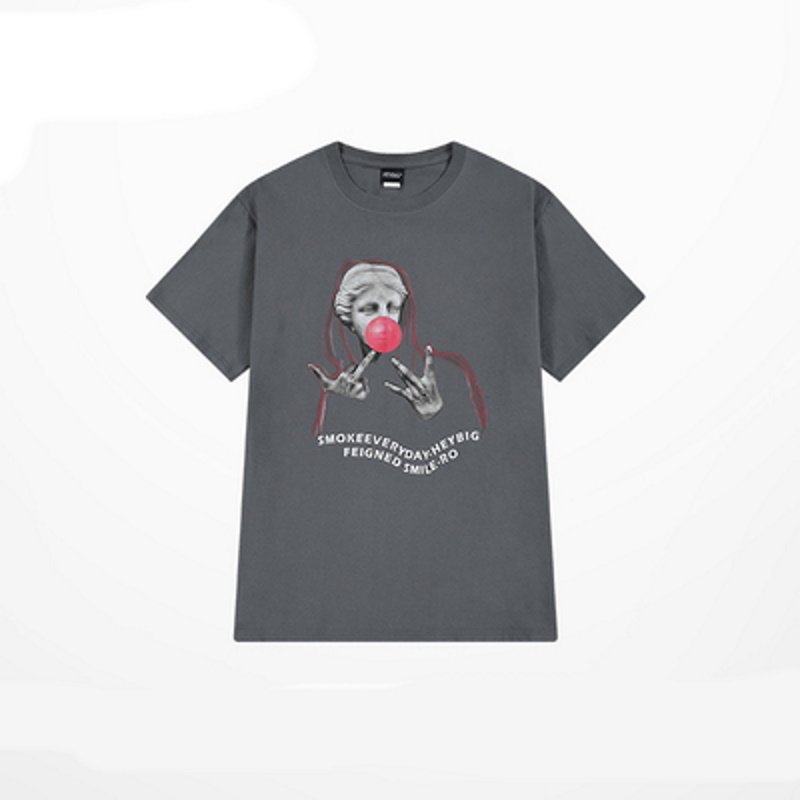 画像5: High street hip hopT-shirt ユニセックス 男女兼用ストリートヒップグラフィックプリントTシャツ (5)