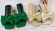 画像5: fairy style bow sandals slippers 　ダウンボウ リボンフェアリーフラットサンダルスリッパ    (5)