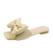 画像2: fairy style bow sandals slippers 　ダウンボウ リボンフェアリーフラットサンダルスリッパ    (2)