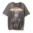 画像2: SAINT MICHAEL graffiti mushroom eyes print T-shirt　ユニセックス 男女兼用グラフィティマッシュルームアイルーズプリントTシャツ (2)