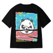 画像2: Angry pandaT-shirt　ユニセックス 男女兼用アングリーパンダヒップホップオーバーサイズTシャツ (2)