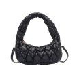 画像3: Leather quilted underarm bag tote bag　キルティングギャザーレザーアンダーアームショルダー (3)