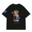 画像3: Nasa Tennis & Kickboard Bear&Scooter Print T-shirt　ユニセックス 男女兼用ナサテニス&キックボード&スクーターベア熊プリントTシャツ (3)